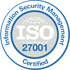 Zertifikat Logo: ISO 27001